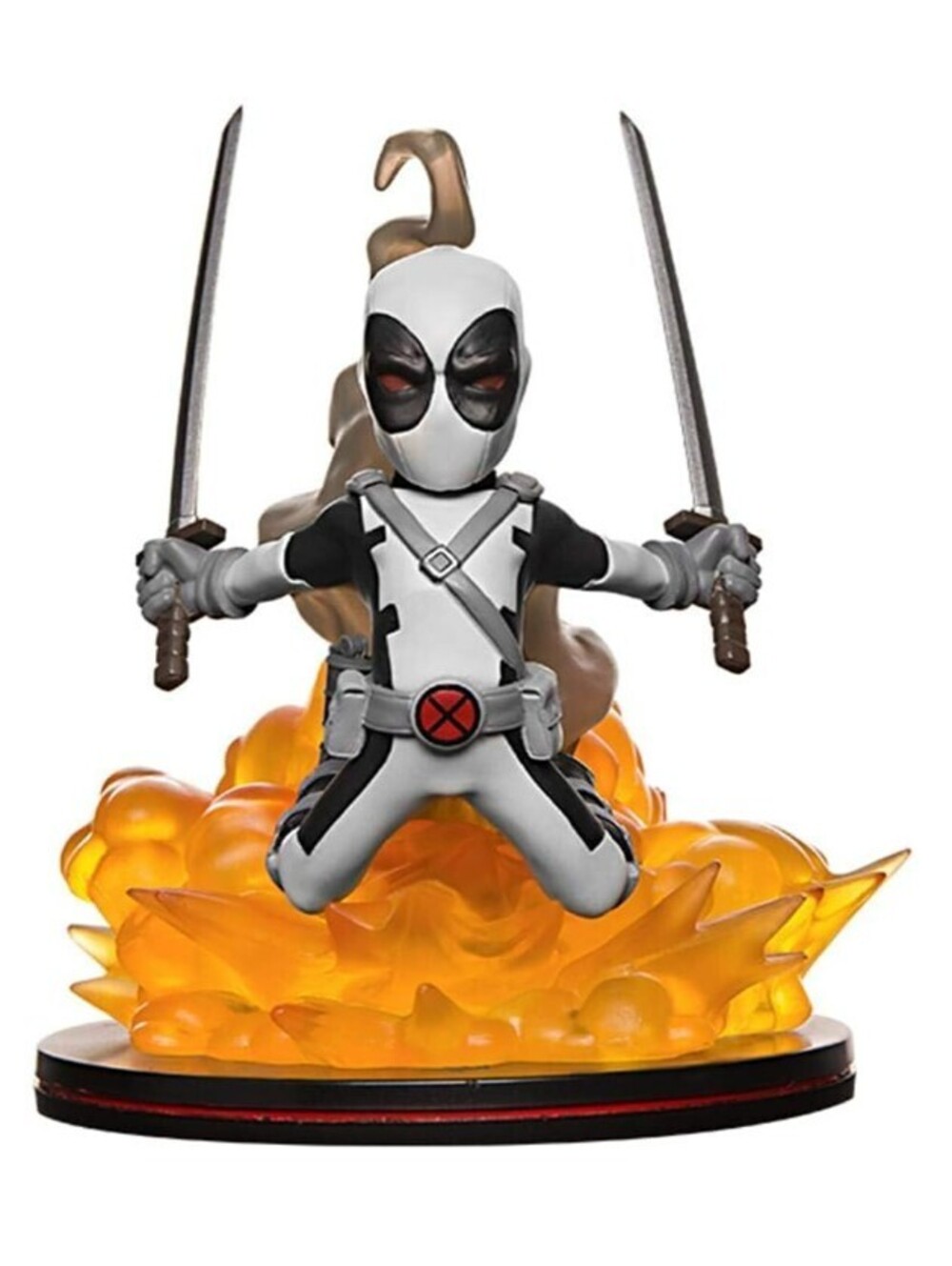 Deadpool Q-figurine Explosion Grey Variant Loot Crate Exclusive 2015 QMx Marvel